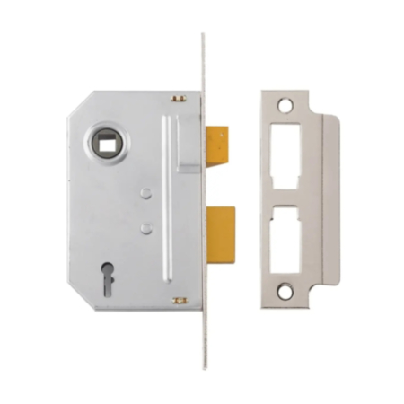 Yale 62mm 2 Lever Mortice Sashlock - Chrome