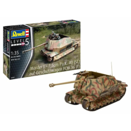 Revell Model Marder I – 7,5cm Pa.K. 40 (Sf.) auf FCM 36(f)