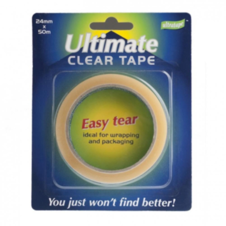 Ultimate Clear Tape - 24mm x 50m