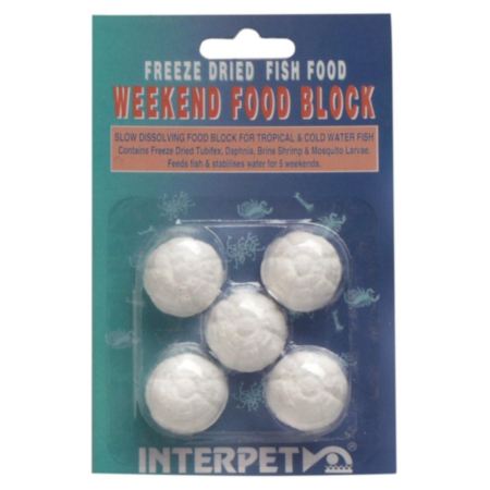 Interpet Fish Food Block - Weekend