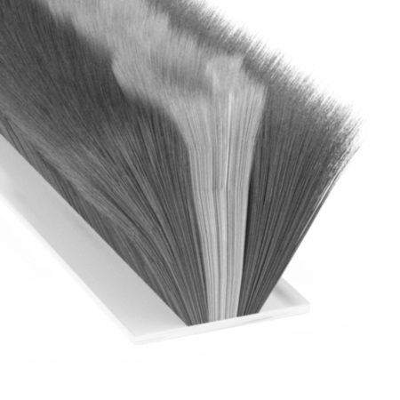 Stormguard™ Self-Adhesive Garage Door Brush Pile Seal (7m) - Black/Grey