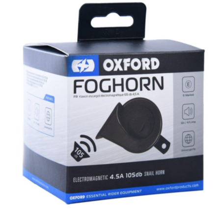 Oxford Foghorn 12V Motorcycle Horn black 
