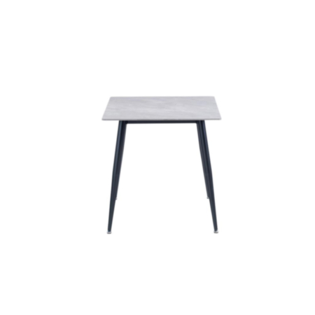 Lavina Rebecca Sinistered Stone Dining Table - Grey