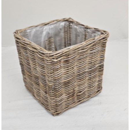 Kubu Grey Square Basket Med