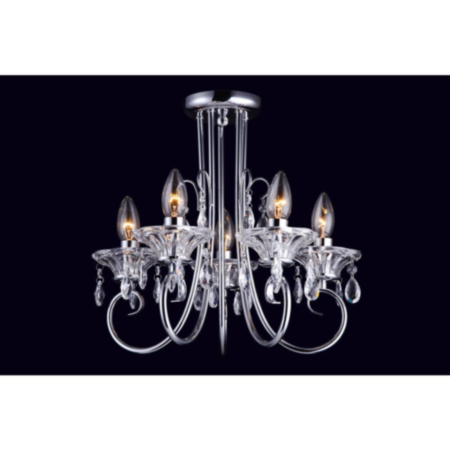 Nouvo Perth 5 Ceilling Light - Chrome
