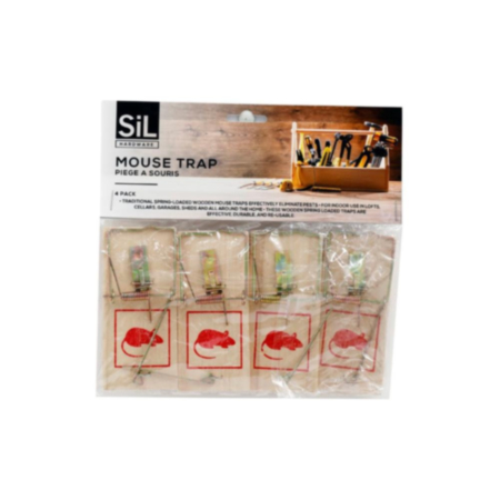 Wooden Mouse Trap 4 Pack