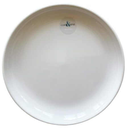 Cook & Dine Stoneware Side Plate - Gloss White