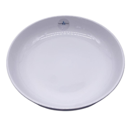 Cook & Dine Stoneware Pasta Bowl - Gloss Navy & White