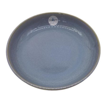 Cook & Dine Stoneware Pasta Bowl - Pale Blue Reactive