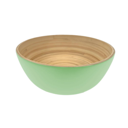 Cook & Dine Large Bamboo Bowl Sage Green