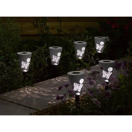 Smart Solar Silhouette Stake Lights
