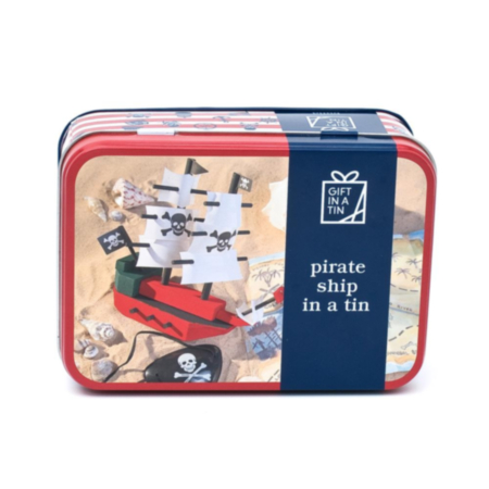 Apples To Pears Gift In a Tin Pirate Ship