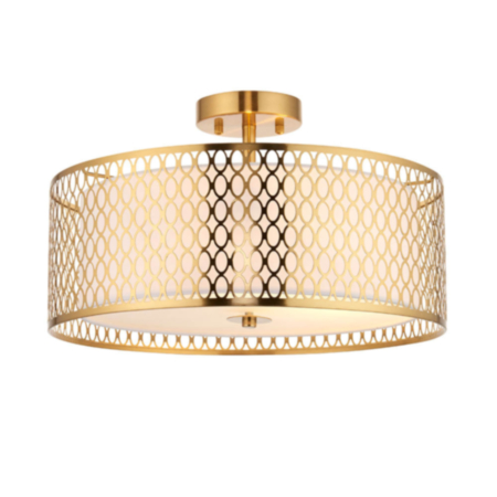 Cordero Flush 3 Light - Gold