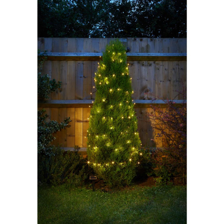 50 Warm White LED Solar String Lights