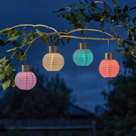 Eureka! Solar China Lanterns (Pack of 4)