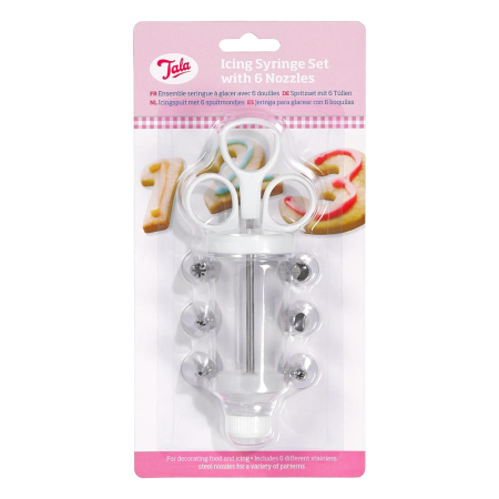Tala Icing Syringe Set With 6 Nozzles