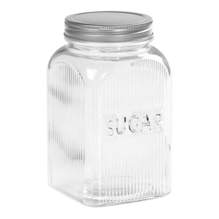 Tala SUGAR Glass Jar with screw top Lid -1250ml capacity