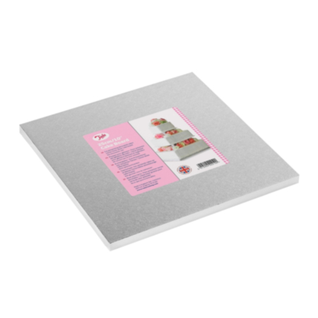 Tala 10 inch Square Silver Cake Drum 12mm