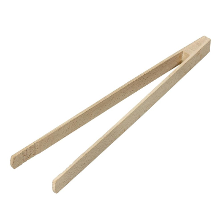 Chef Aid Beech Toast Tongs - FSC