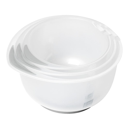 Chef Aid Contain Triple Mixing bowl with non-slip base (2.5L - 2L - 1.5L)