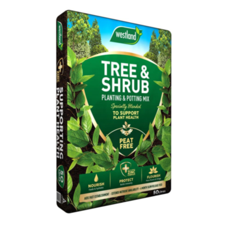 Tree & Shrub Planting Peat Free Mix Bag 50L