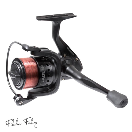 Fladen Vantage Smoke Size 50 Front Drag Reel With 3 + 1 Ball Bearings, Line On And With Spare Spool