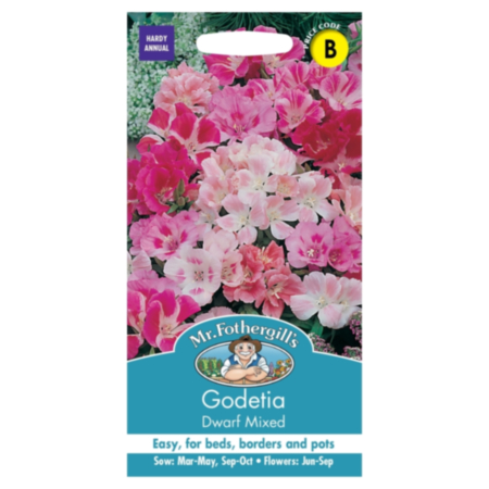 Godetia Dwarf Mixed Seeds