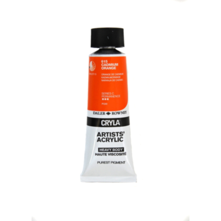Daler-Rowney Cryla Acrylic Paint - Cadmium Orange (75ml)