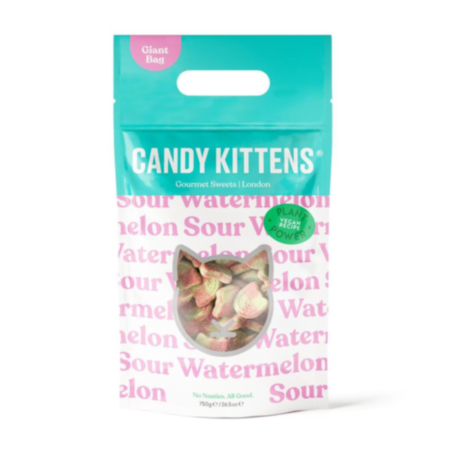 Candy Kittens Sour Watermelon Sweets 750g