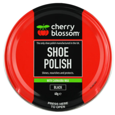 Cherry Blossom Shoe Polish (40g) - Black