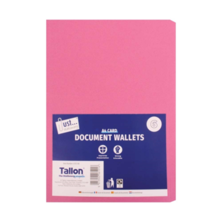 Document Wallets - 6 Pack