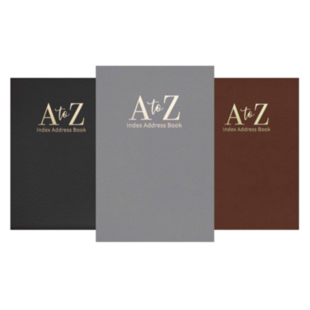 A to Z Index Address Book