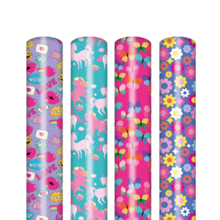 Gift Wrap | 3m Roll - Girls (Assorted)