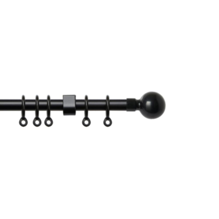13-16mm 120-210cm Simply Ball Pole Black