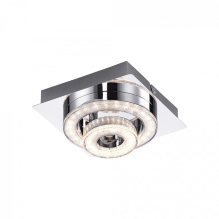 Just Light Tim Ceiling Light 1 LED - Chrome
