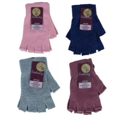 Foxbury Ladies Fingerless Gloves 