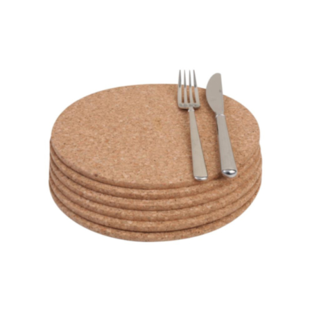 Round Table Mats FSC3 Cork - Set of 6