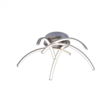 Just Light Valerie Ceiling Light 5 LED - Steel