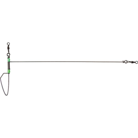 Fladen 2Pk Metal Booms With Lumi Beads 15cm