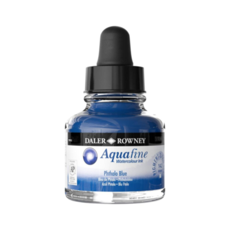 Daler-Rowney Aquafine Ink 29.5 Phthalo Blue