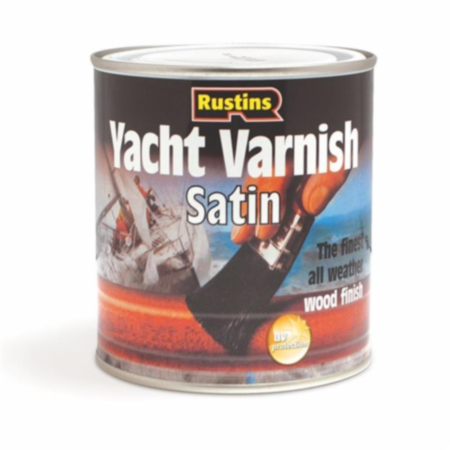 Rustins Yacht Varnish Satin - Clear 500ml