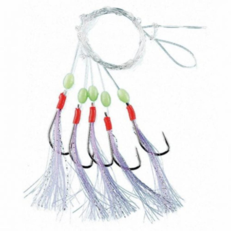 Fladen White Lightning 5 Hook Size  2 Rig