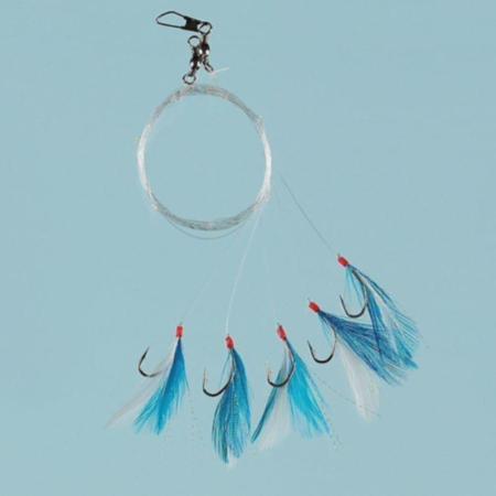 Fladen Blue Flash Rig 5 Hook Size  1/0