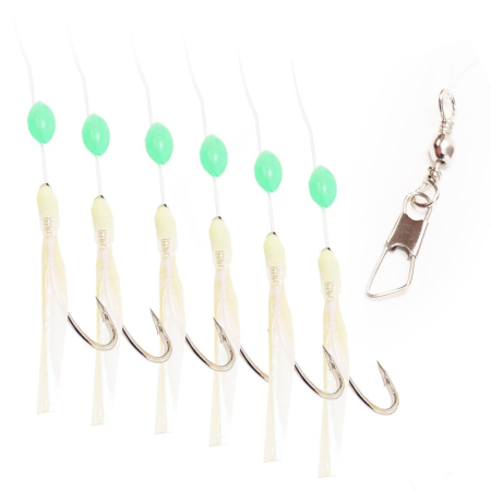 Fladen Ghost Sabiki Rig 6 Hook Size  6