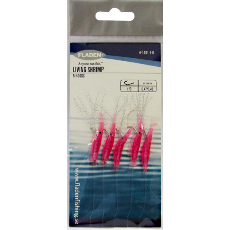 Fladen Living Shrimp Rig 5 Hook Size  1/0