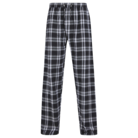 Tokyo Laundry Bennett Mens Flannel Lounge Trousers - Black/Blue