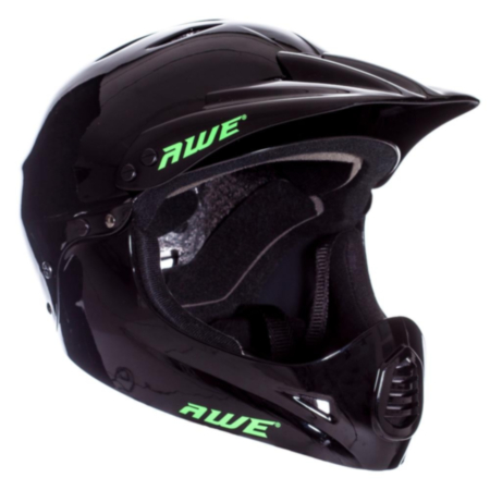 AWE BMX Junior/16+ Full Face Helmet Black 56-58cm