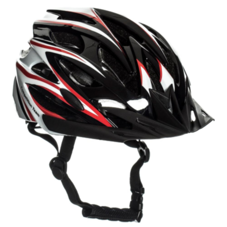 Sport Direct Junior Helmet Boys Black/White 52-56cm