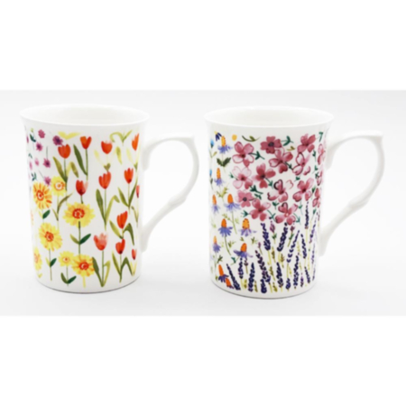 Fields of Flowers Buxton Bone China Mug