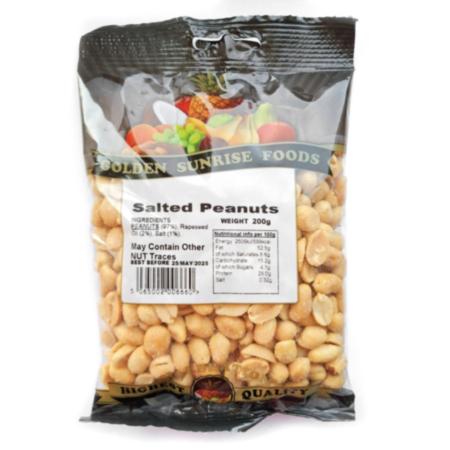 Golden Sunrise Salted Peanuts (200g)